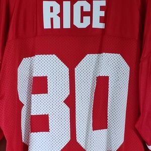 Vintage XL Starter 49er Rice Jersey